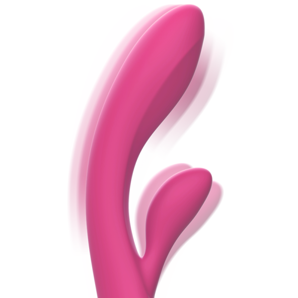 INTENSE - VIBRATEUR LUIGI RABBIT SILICONE LIQUIDE ROSE - – Image 4
