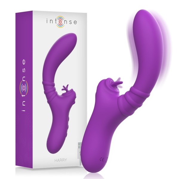 INTENSE - VIBRATEUR FLEXIBLE HARRY AVEC LANGUE VIOLET - – Image 2