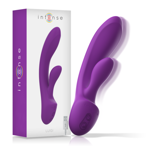 INTENSE - LUIGI RABBIT VIBRATEUR LIQUIDE SILICONE VIOLET - – Image 2