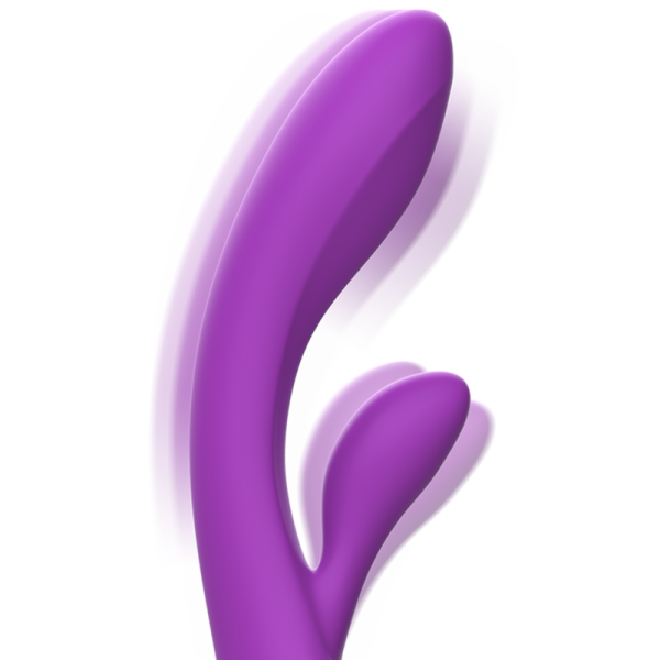 INTENSE - LUIGI RABBIT VIBRATEUR LIQUIDE SILICONE VIOLET - – Image 6