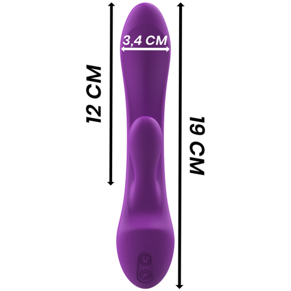 INTENSE - LUIGI RABBIT VIBRATEUR LIQUIDE SILICONE VIOLET - – Image 7