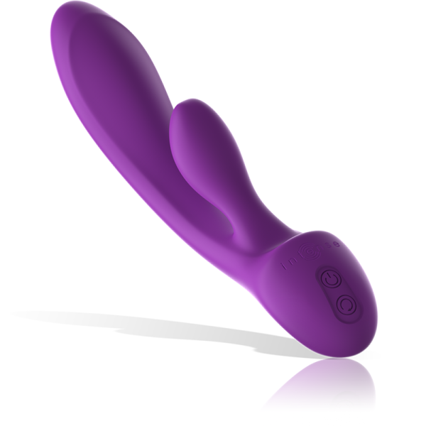 INTENSE - LUIGI RABBIT VIBRATEUR LIQUIDE SILICONE VIOLET - – Image 4