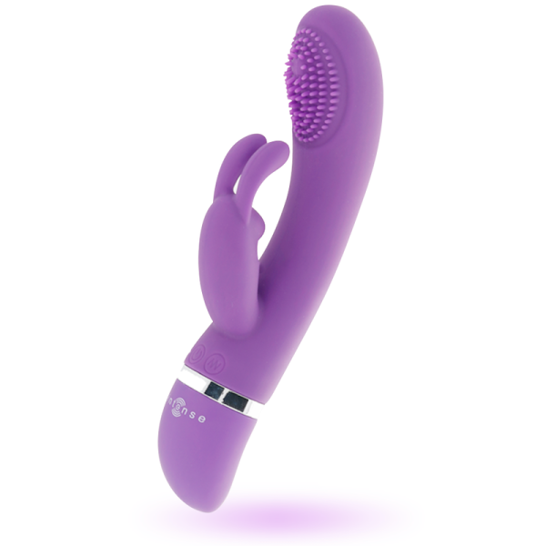 INTENSE - VIBRATEUR OSCILLANT SUSY SILICON RABBIT LILAS - – Image 2