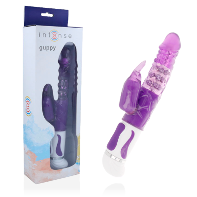 INTENSE - VIBRATEUR ROTATEUR GUPPY LILAS -