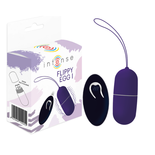 INTENSE - OEUF VIBRANT FLIPPY I AVEC TÉLÉCOMMANDE VIOLET -