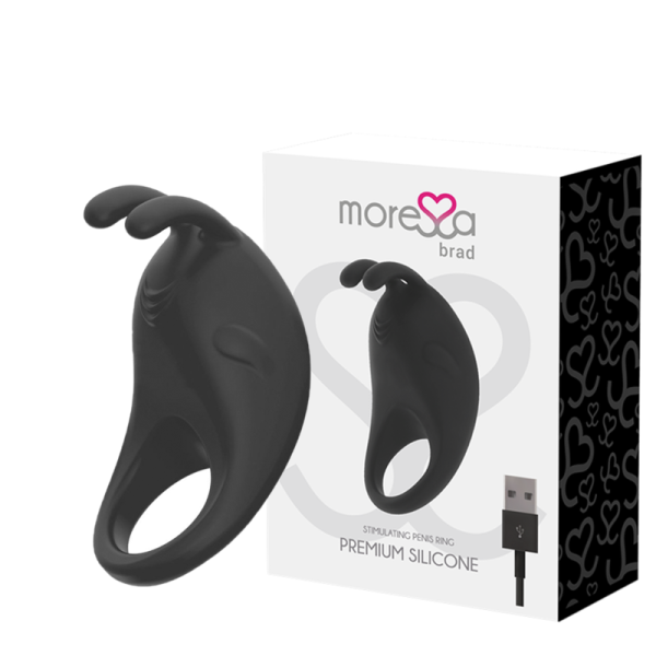 MORESSA - BRAD PREMIUM SILICONE RECHARGEABLE NOIR -