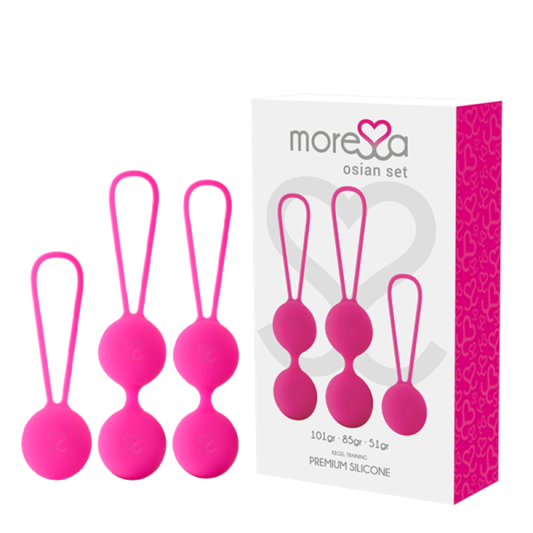 MORESSA - OSIAN SET PREMIUM SILICONE ROSE -