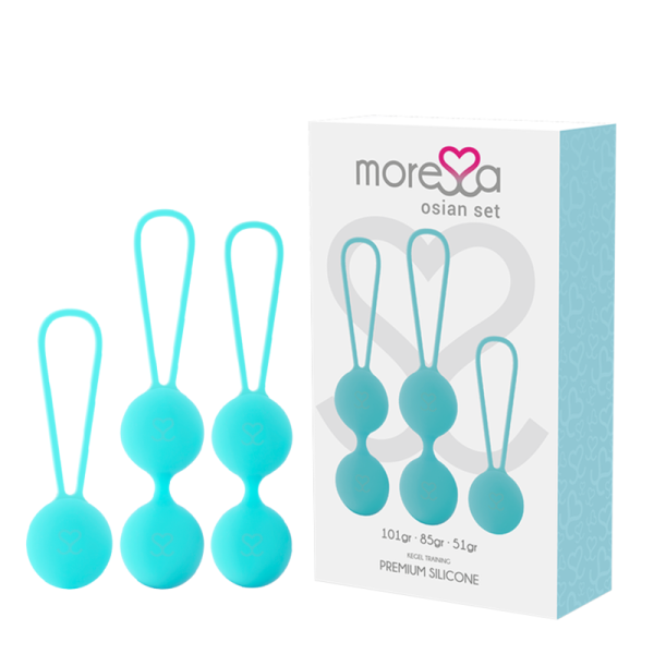 MORESSA - ENSEMBLE OSIAN SILICONE TURQUOISE PREMIUM -