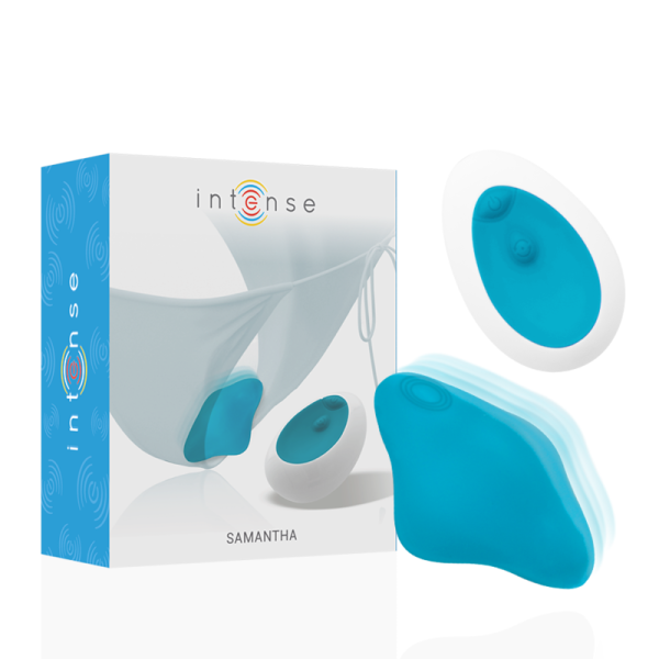 INTENSE - SAMANTHA PANTIE TÉLÉCOMMANDE BLEU - – Image 2