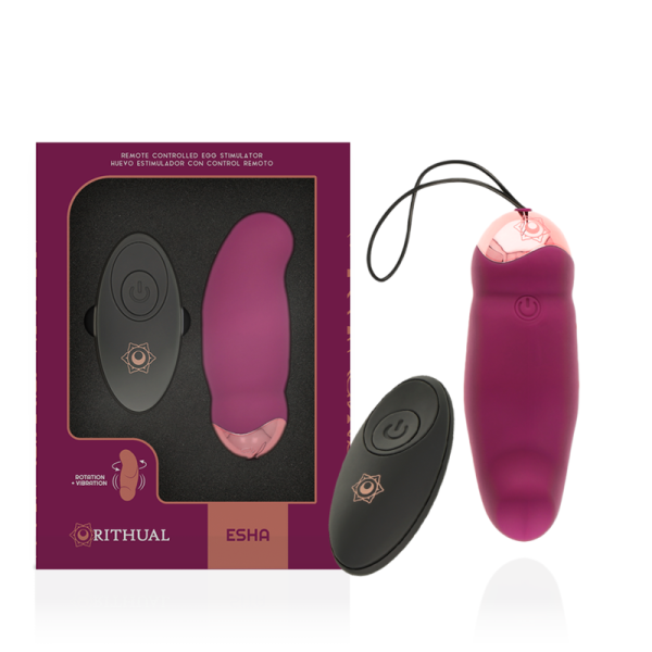 RITHUAL - ESHA EGG SYSTÈME DE TÉLÉCOMMANDE ROTATION + VIBRATION -