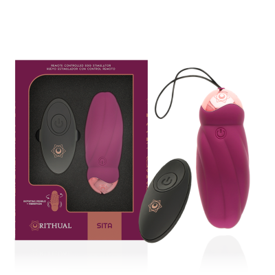 RITHUAL - SITA EGG TÉLÉCOMMANDE ROTATION DES BILLES + VIBRATION -