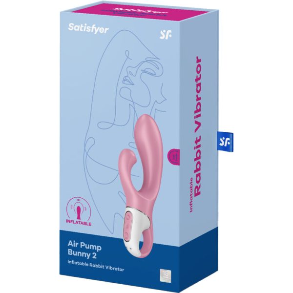 SATISFYER - POMPE  AIR BUNNY 2 ROSE - – Image 6