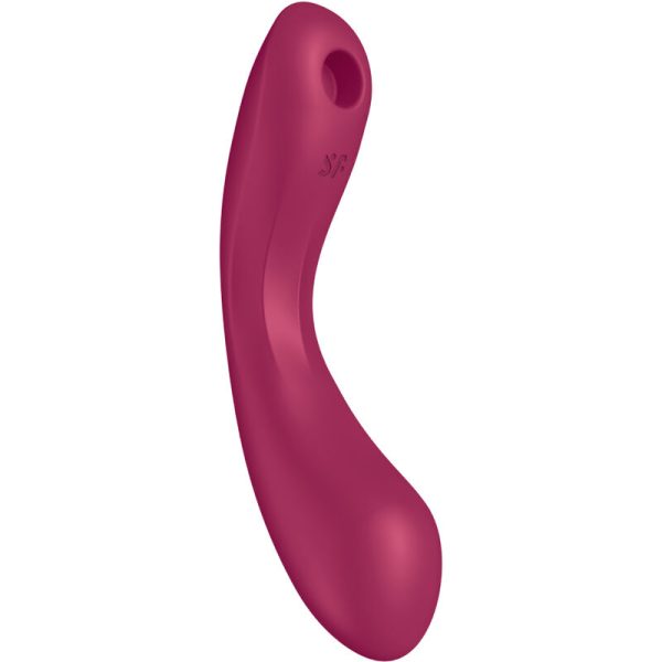 SATISFYER - CURVE TRINITY 1 AIR PULSE VIBRATION ROUGE - – Image 2