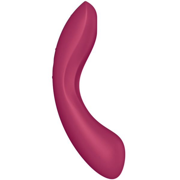 SATISFYER - CURVE TRINITY 1 AIR PULSE VIBRATION ROUGE - – Image 7