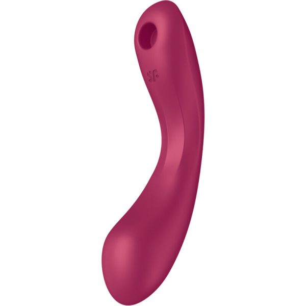 SATISFYER - CURVE TRINITY 1 AIR PULSE VIBRATION ROUGE - – Image 3