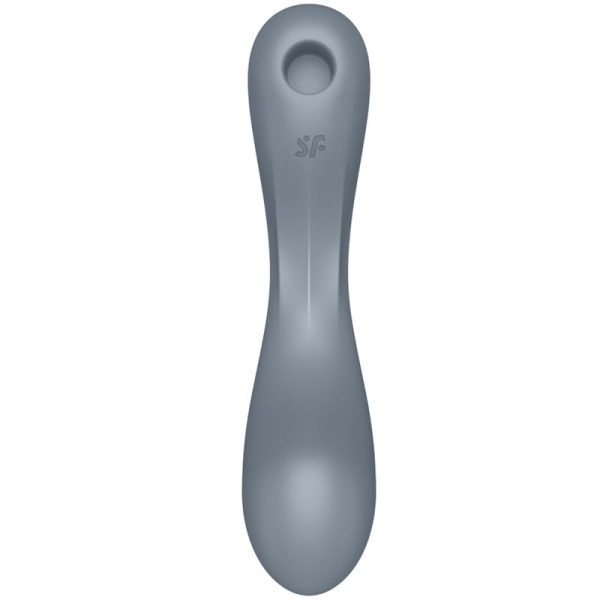 SATISFYER - CURVE TRINITY 1 AIR PULSE VIBRATION GRIS - – Image 4