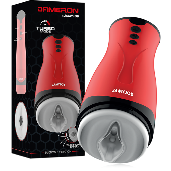 JAMYJOB - MASTURBATEUR  ASPIRATION ET VIBRATION DAMERON - – Image 2