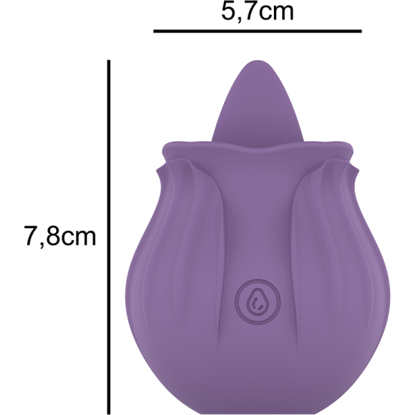 INTENSE - VIOLET CL TORIS STIMULATEUR 10 VIBRATIONS LILAS - – Image 5