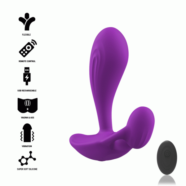 INTENSE - TÉLÉCOMMANDE ANAL SHELLY PLUG VIOLET -