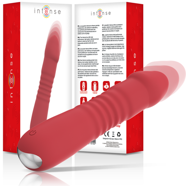 INTENSE - JUNI UP & DOWN 10 VIBRATIONS ROUGES -