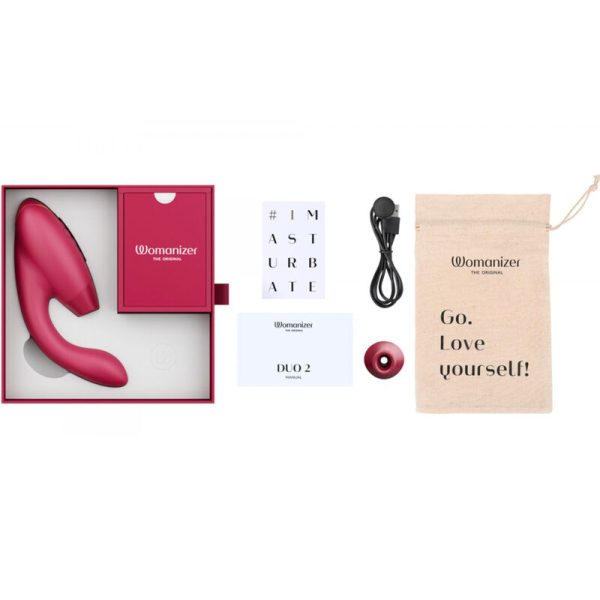 WOMANIZER - DUO 2 STIMULATEUR BORDEAUX - – Image 4