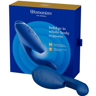 WOMANIZER - DUO 2 STIMULATEUR BLEU -