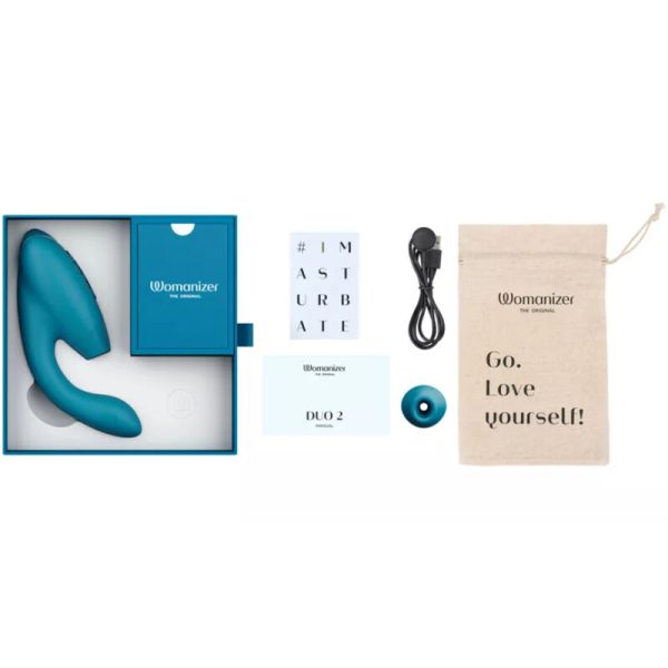 WOMANIZER - DUO 2 STIMULATOR BLEU PÉTROLE - – Image 5