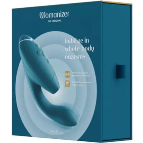 WOMANIZER - DUO 2 STIMULATOR BLEU PÉTROLE - – Image 6