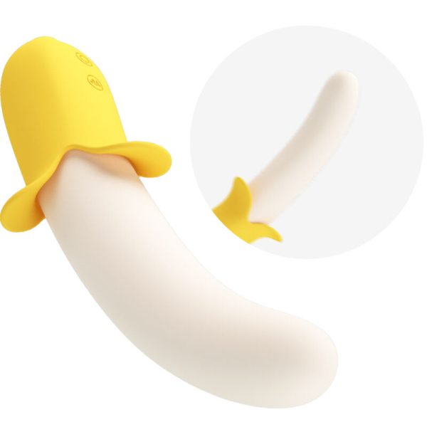 PRETTY LOVE - BANANA GEEK SUPER POWER 7 VIBRATIONS UP&DOWN SILICONE NOIR - – Image 6