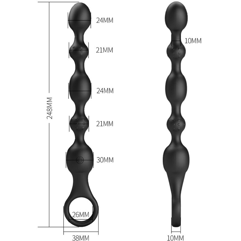 PRETTY LOVE - BALLES ANAL VAN 10 VIBRATIONS RECHARGEABLES EN SILICONE - – Image 5