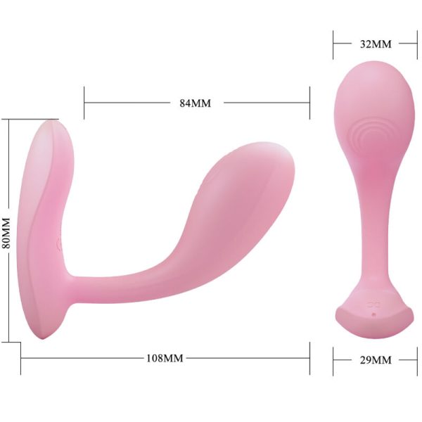 PRETTY LOVE - APPLICATION BAIRD G-SPOT 12 VIBRATIONS RECHARGEABLE ROSE - – Image 5