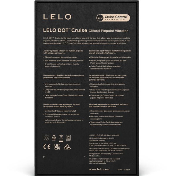 LELO - STIMULATEUR DE CLITORIS DOT CRUISE JAUNE - – Image 7