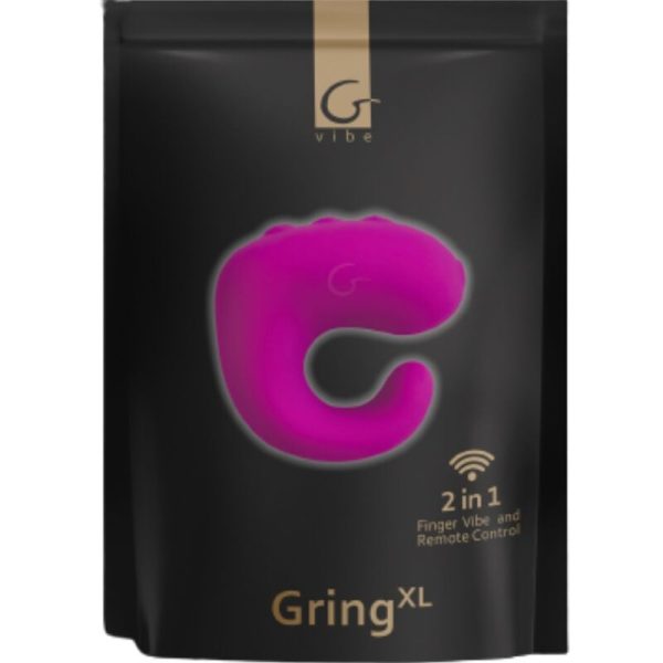 G-VIBE - FUN TOYS GRING VIBRATEUR ANNEAU XL FRAMBOISE DOUCE - – Image 3