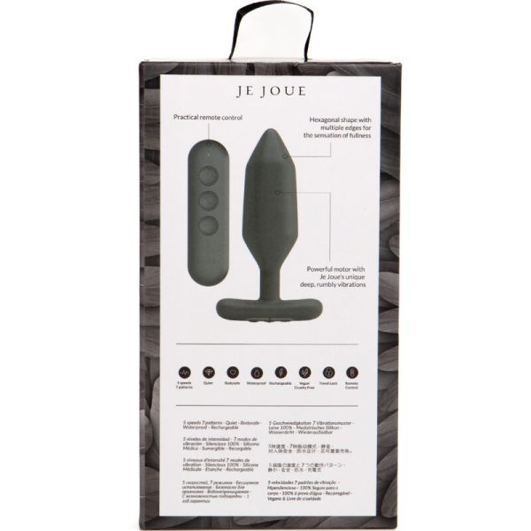 JE JOUE - VIBRATEUR PLUG ANAL ONYX NOIR - – Image 5