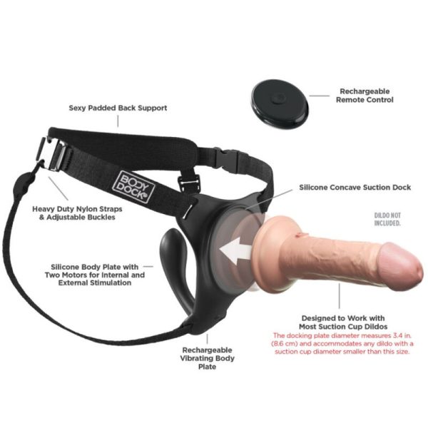 PIPEDREAMS - HARNAIS BODY DOCK G-SPOT PRO - – Image 5
