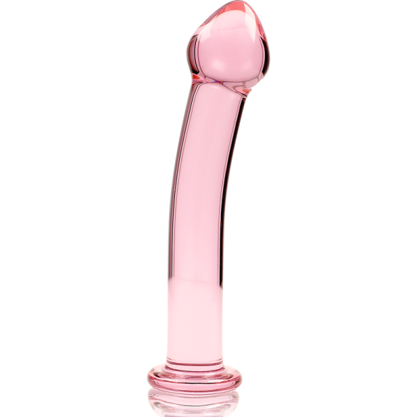 NEBULA SERIES BY IBIZA - MODÈLE 11 GODE EN VERRE BOROSILICATE ROSE 16 CM -O- 3 CM - – Image 3