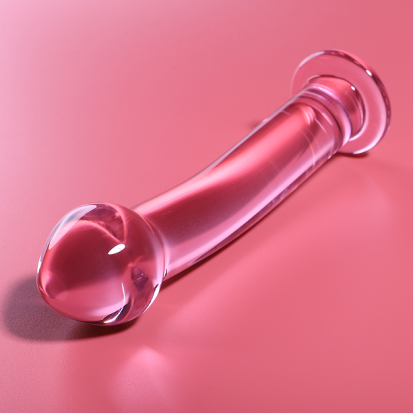 NEBULA SERIES BY IBIZA - MODÈLE 11 GODE EN VERRE BOROSILICATE ROSE 16 CM -O- 3 CM - – Image 6