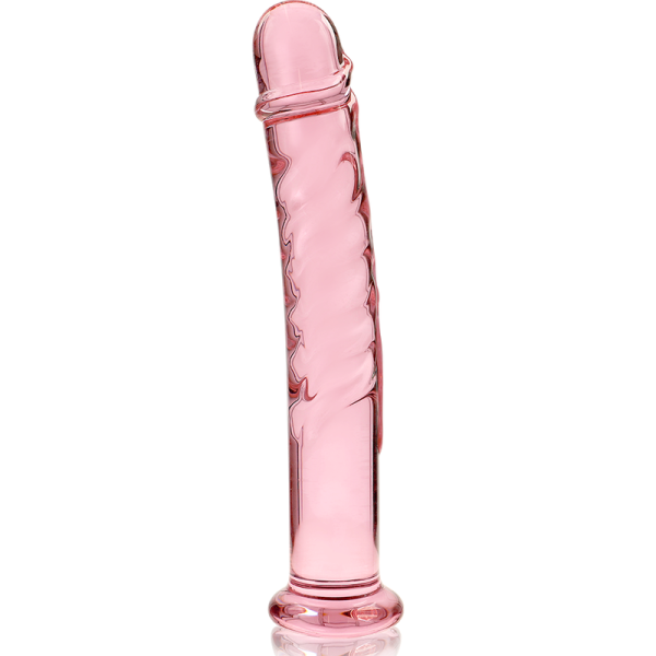 NEBULA SERIES BY IBIZA - MODÈLE 16 GODE EN VERRE BOROSILICATE ROSE 18.5 CM -O- 3 CM - – Image 3