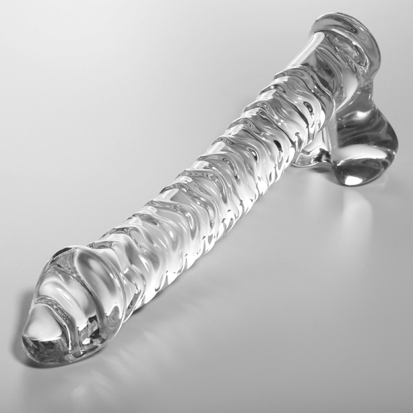NEBULA SERIES BY IBIZA - MODÈLE 23 GODE EN VERRE BOROSILICATE CLAIR 21.5 CM -O- 4 CM - – Image 6