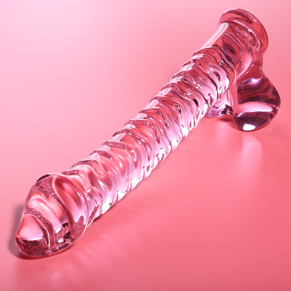 NEBULA SERIES BY IBIZA - MODÈLE 23 GODE EN VERRE BOROSILICATE ROSE 21.5 CM -O- 4 CM - – Image 6