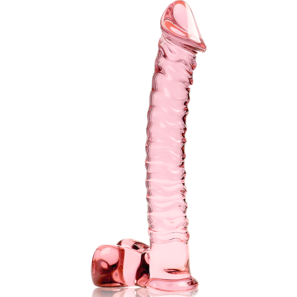 NEBULA SERIES BY IBIZA - MODÈLE 23 GODE EN VERRE BOROSILICATE ROSE 21.5 CM -O- 4 CM - – Image 3