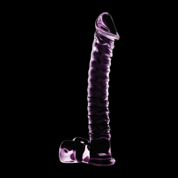 NEBULA SERIES BY IBIZA - MODÈLE 23 GODE EN VERRE BOROSILICATE ROSE 21.5 CM -O- 4 CM - – Image 7