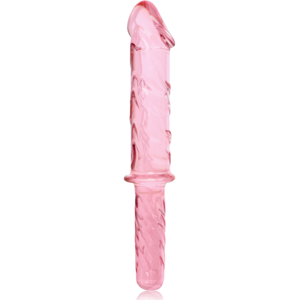 NEBULA SERIES BY IBIZA - MODÈLE 24 GODE EN VERRE BOROSILICATE ROSE 28.5 CM -O- 5 CM - – Image 3