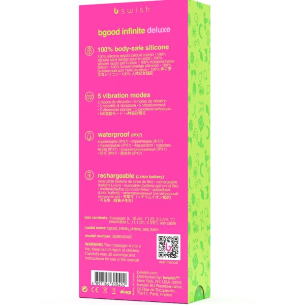 B SWISH - VIBRATEUR RECHARGEABLE B SWISH - BGOOD INFINITE DELUXE SILICONE BLEU - – Image 5
