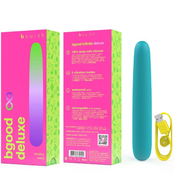 B SWISH - VIBRATEUR RECHARGEABLE B SWISH - BGOOD INFINITE DELUXE SILICONE BLEU - – Image 3