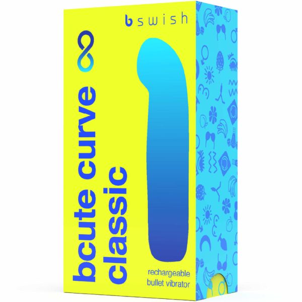 B SWISH - VIBRATEUR EN SILICONE RECHARGEABLE BCUTE CURVE INFINITE CLASSIC JAUNE - – Image 4