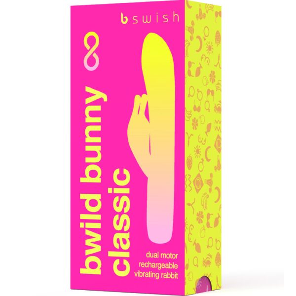 B SWISH - VIBRATEUR RECHARGEABLE CLASSIQUE BWILD BUNNY INFINITE SILICONE ROSE - – Image 4