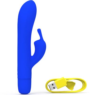 B SWISH - VIBRATEUR RECHARGEABLE CLASSIQUE BWILD BUNNY INFINITE SILICONE BLEU -