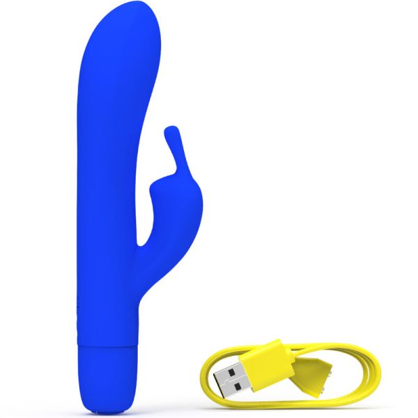 B SWISH - VIBRATEUR RECHARGEABLE CLASSIQUE BWILD BUNNY INFINITE SILICONE BLEU -