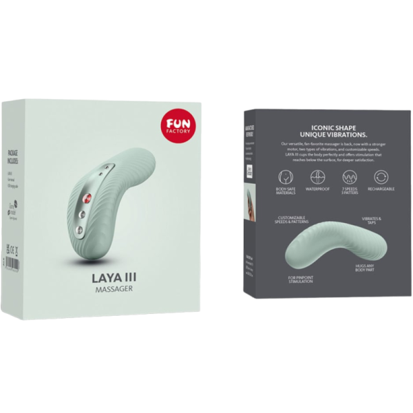 FUN FACTORY - VIBRATEUR RECHARGEABLE LAYA III VERT SAGE - – Image 6